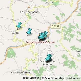 Mappa Zona Artigianale Pip Defenza, 86020 Castellino del Biferno CB, Italia (1.31667)