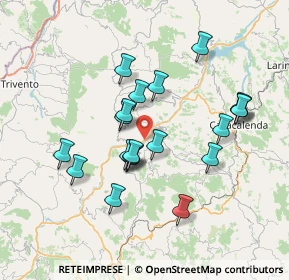 Mappa Zona Artigianale Pip Defenza, 86020 Castellino del Biferno CB, Italia (6.9325)