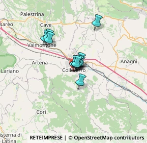 Mappa Via Vincenzo Monti, 00034 Colleferro RM, Italia (3.91)