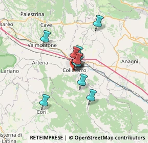 Mappa Via Vincenzo Monti, 00034 Colleferro RM, Italia (4.105)