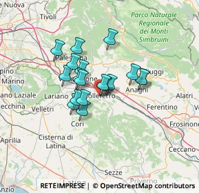 Mappa Via Vincenzo Monti, 00034 Colleferro RM, Italia (9.895)