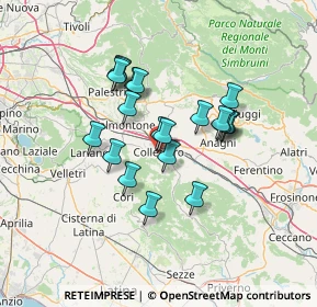 Mappa Via Vincenzo Monti, 00034 Colleferro RM, Italia (11.494)