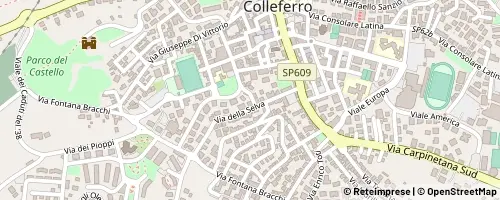 Mappa Colleferro