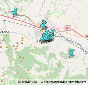 Mappa Via Vincenzo Monti, 00034 Colleferro RM, Italia (1.91083)