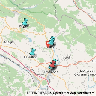 Mappa Via Murette, 03011 Alatri FR, Italia (6.5275)