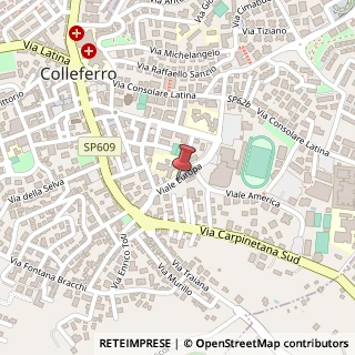 Mappa Viale Europa,  20, 00034 Colleferro, Roma (Lazio)
