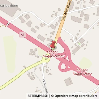 Mappa Via Vicinale Fratta, 03012 Zona Industriale Ponte delle Tavole FR, Italia, 03012 Anagni, Frosinone (Lazio)