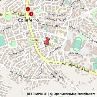 Mappa Via Silvio Pellico, 33, 00034 Colleferro, Roma (Lazio)