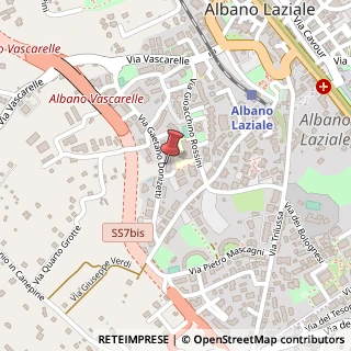 Mappa Via Gaetano Donizetti, 71, 00041 Albano Laziale, Roma (Lazio)