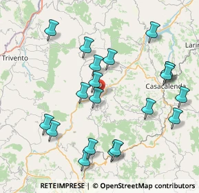 Mappa Via del vecchio mulino, 86020 Castellino del Biferno CB, Italia (9.101)