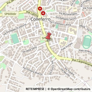 Mappa Corso Filippo Turati,  158, 00034 Colleferro, Roma (Lazio)