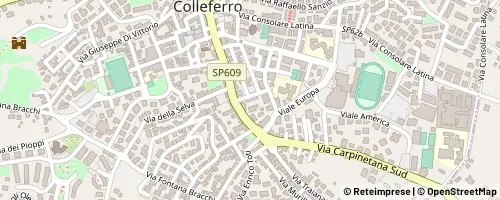 Mappa Colleferro