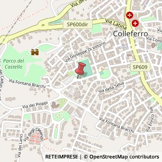 Mappa Via Francesco Berni, 00034 Colleferro RM, Italia, 00034 Colleferro, Roma (Lazio)