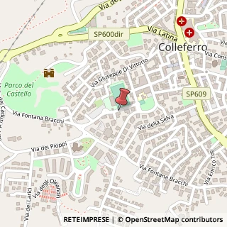 Mappa Via Francesco Berni, 12, 00034 Colleferro, Roma (Lazio)