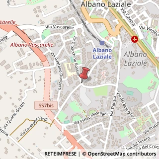 Mappa Via rossini 93, 00041 Albano Laziale, Roma (Lazio)
