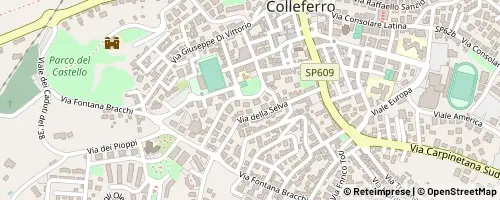 Mappa Colleferro
