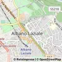 Mapa Albano Laziale