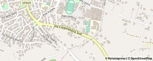 Mappa Colleferro