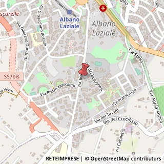Mappa Via Trilussa, 105, 00041 Albano Laziale, Roma (Lazio)