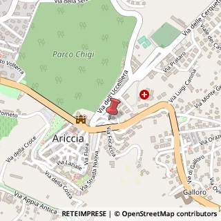 Mappa Via Borgo San Rocco, 29, 00040 Ariccia, Roma (Lazio)