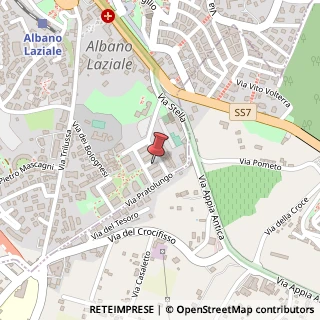 Mappa Via Vero Varroni Aviere, 10, 00041 Albano Laziale, Roma (Lazio)