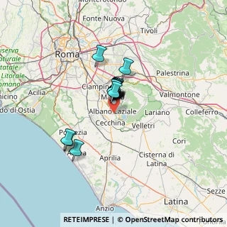 Mappa Via Cap. M. T. Valeri, 00042 Albano Laziale RM, Italia (8.815)