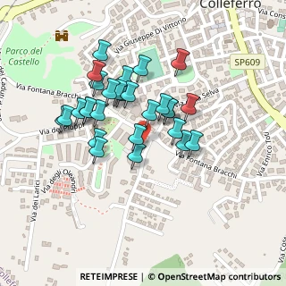 Mappa Via dei Faggi, 00034 Colleferro RM, Italia (0.2)