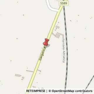 Mappa Strada Statale 89, Km4.900, 71016 San Severo, Foggia (Puglia)
