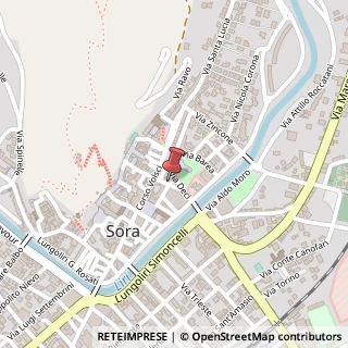 Mappa Via Firmio, 13, 03039 Sora, Frosinone (Lazio)