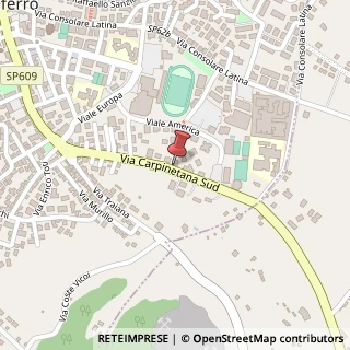 Mappa Via Carpinetana Sud, 84, 00034 Colleferro, Roma (Lazio)