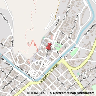 Mappa Corso Volsci, 35, 03039 Sora, Frosinone (Lazio)