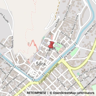 Mappa Corso Volsci, 24, 03039 Sora, Frosinone (Lazio)