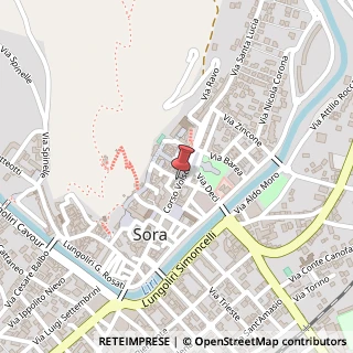 Mappa Corso Volsci, 17, 03039 Sora, Frosinone (Lazio)