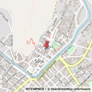 Mappa Corso Volsci, 99, 03039 Sora, Frosinone (Lazio)