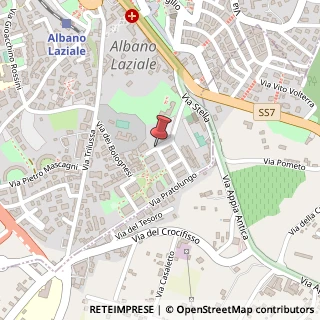 Mappa Via T. Valeri, 27, 00041 Albano Laziale, Roma (Lazio)