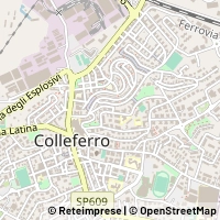 Mapa Colleferro