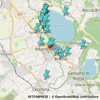 Mappa Via Camillo Benso Conte di Cavour, 00041 Albano Laziale RM, Italia (2.1155)