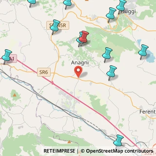 Mappa Km 63, 03012 Anagni FR, Italia (6.89538)