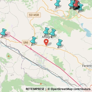 Mappa Km 63, 03012 Anagni FR, Italia (7.6125)