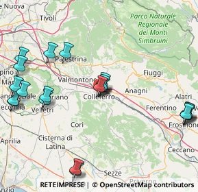 Mappa Viale Savoia, 00034 Colleferro RM, Italia (21.3535)