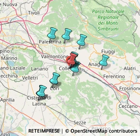 Mappa Viale Savoia, 00034 Colleferro RM, Italia (10.44143)