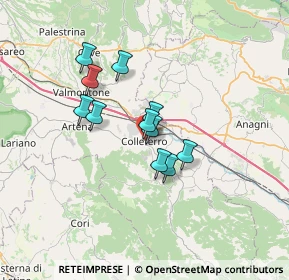 Mappa Viale Savoia, 00034 Colleferro RM, Italia (5.21091)
