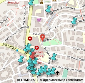 Mappa Viale Savoia, 00034 Colleferro RM, Italia (0.182)