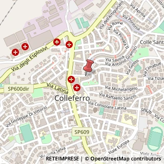 Mappa Viale Savoia, 59, 00034 Colleferro, Roma (Lazio)