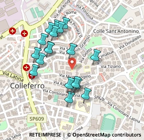 Mappa Via Michelangelo, 00034 Colleferro RM, Italia (0.226)