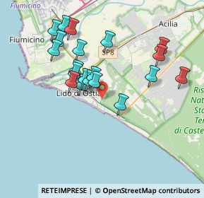 Mappa Via Mar dei Sargassi, 00122 Lido di Ostia RM, Italia (3.6685)