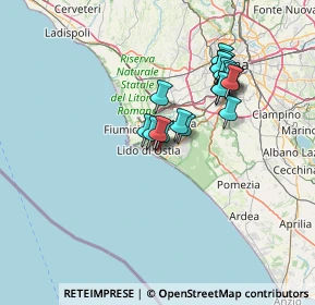 Mappa Via Mar dei Sargassi, 00122 Lido di Ostia RM, Italia (12.37842)