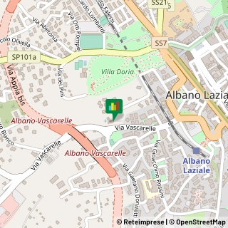 Mappa Via Vascarelle, 112 D, 00041 Albano Laziale, Roma (Lazio)