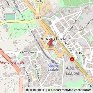 Mappa Via Vascarelle, 7, 00041 Albano Laziale, Roma (Lazio)