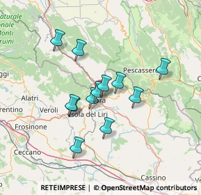 Mappa Via Luigi Canocchia, 03039 Sora FR, Italia (11.715)